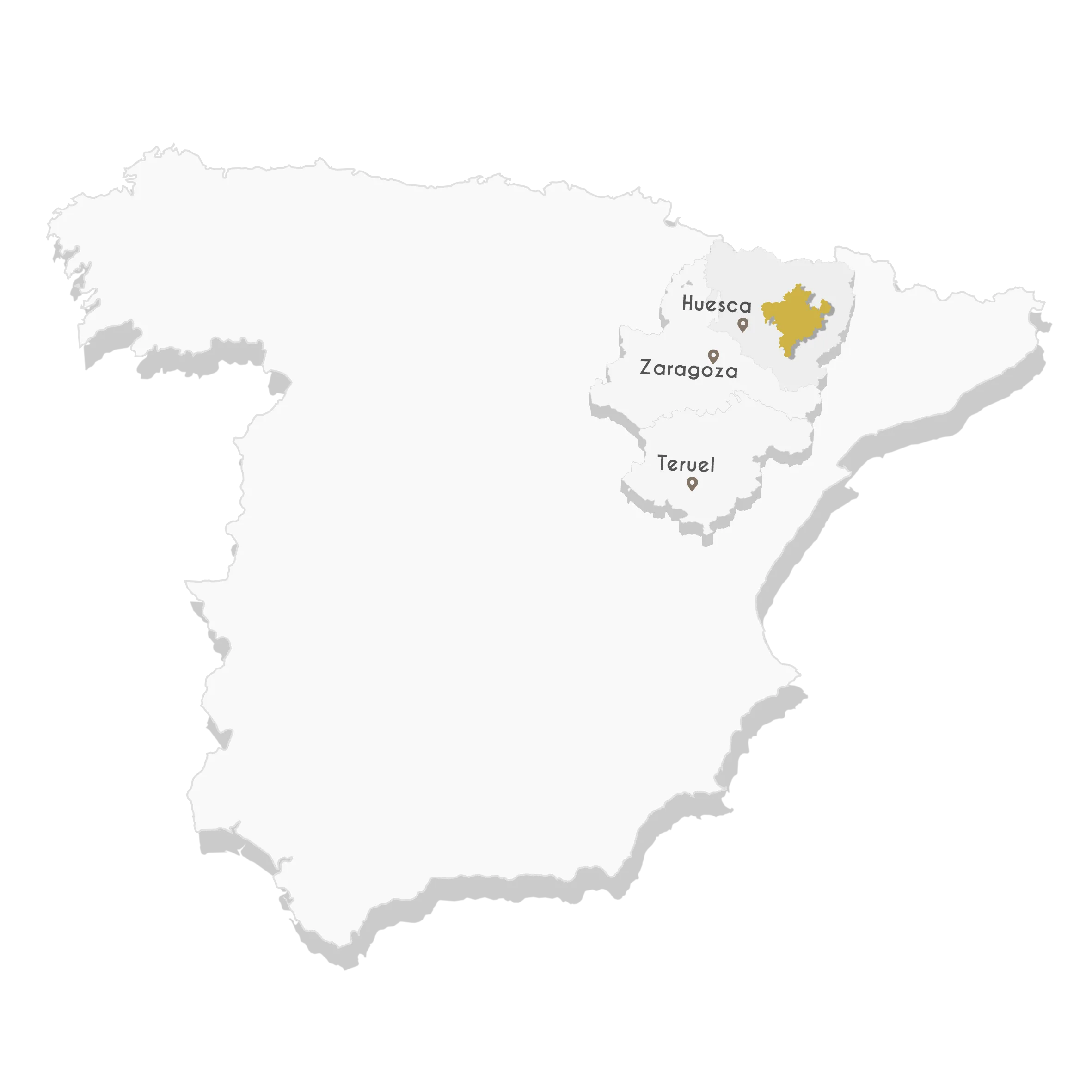 Zona de producción del Aceite de la Comarca de Somontano de Barbastro - España